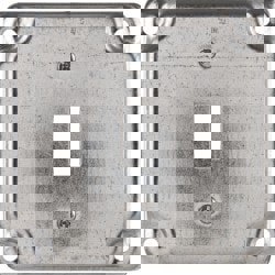 Square Surface Electrical Box Cover: Steel